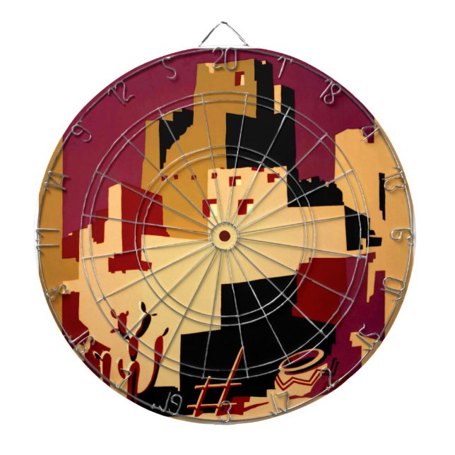 Western Southwest Pueblo WPA National Dartscheibe (vorne)