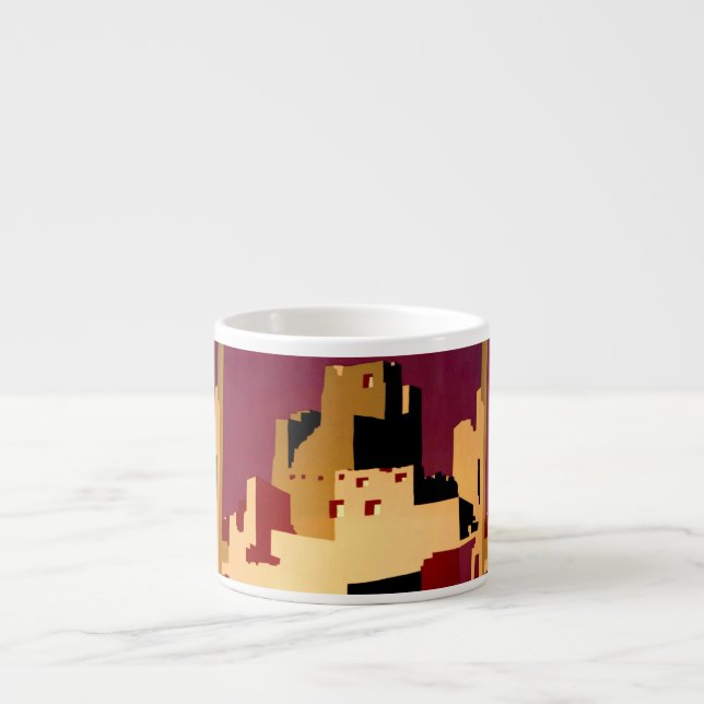 Western Southwest Pueblo WPA National Espressotasse (Vorderseite)