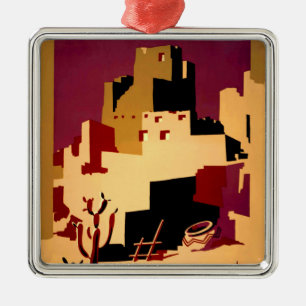 Western Southwest Pueblo WPA National Silbernes Ornament