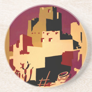 Western Southwest Pueblo WPA National Untersetzer