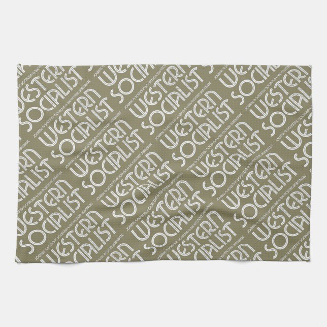 Western sozialistisches beige teatowel küchentuch (Horizontal)