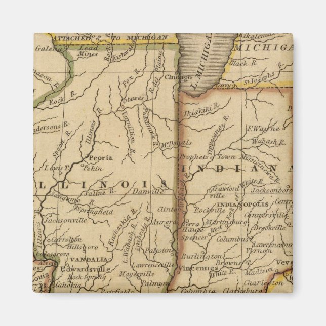 Western Staaten Magnet (Vorne)