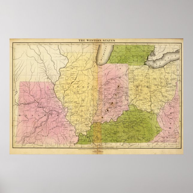 Western Staaten Poster (Vorne)