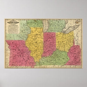 Western Staaten, USA Poster
