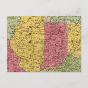 Western-Staaten, USA Postkarte