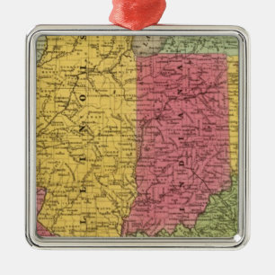 Western-Staaten, USA Silbernes Ornament