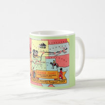 Western States Map Custom Mug