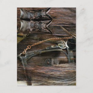 Western Stiefel und Cowboystiefel Postkarte