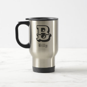 Western Stolz Personalisiert Monogramm Reisebecher
