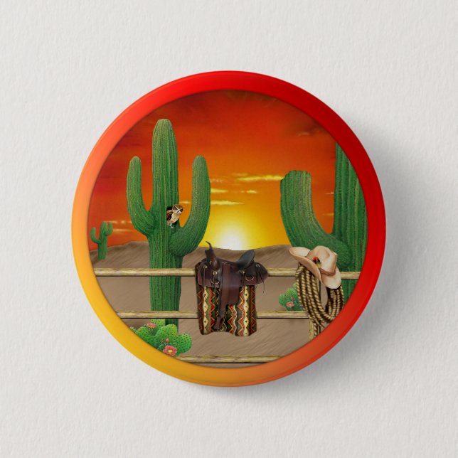 Western Sunrise Button (Vorderseite)