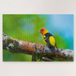 Western Tanager Super Challenging Bird Lover Puzzle