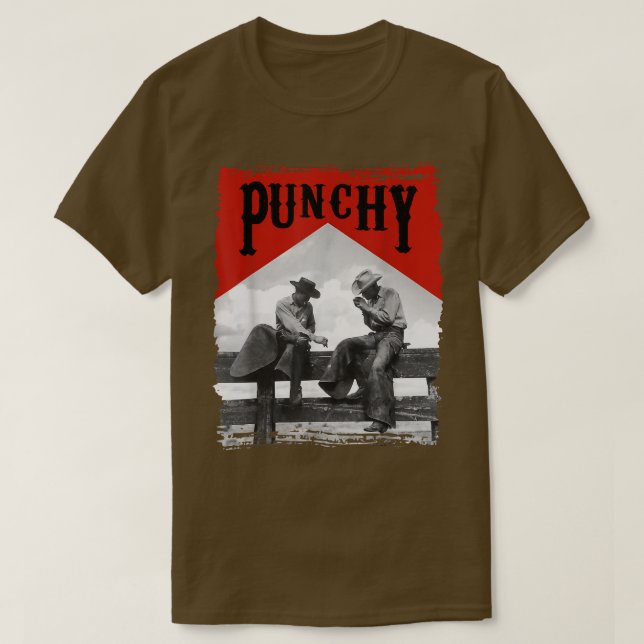 Western Teas Cowgirl Horse Rodeo Punchy Cowbo T-Shirt (Design vorne)