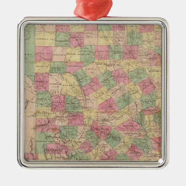 Western Texas Ornament Aus Metall (Vorne)