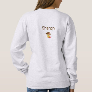 Western Thema Cowboy Familienurlaub Personalisiert Sweatshirt