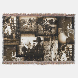 Western Theme Rustic Rodeo Cowboy Design Decke