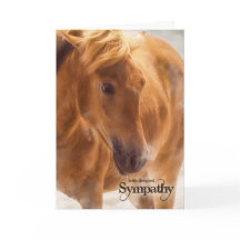 Western Themed Horse Pet Beileid