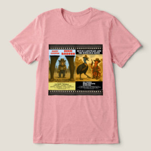 Western-Tierfilmplakat-Parodie Tri-Blend Shirt