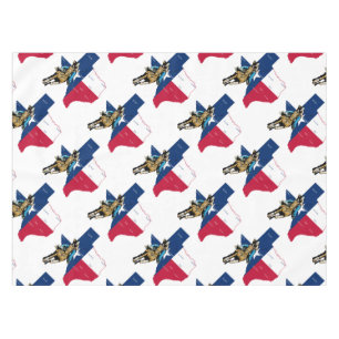Western Tischtuch Texas Cowgirl Print Tischdecke