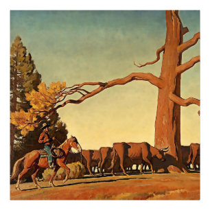 Western "Top of the Ridge" Kunst von Maynard Dixon Fotodruck