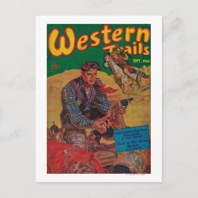 Western Trails Magazine Titelseite 2 Postkarte (Vorderseite)