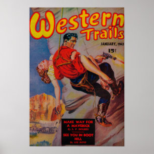 Western Trails Magazine Titelseite 3 Poster