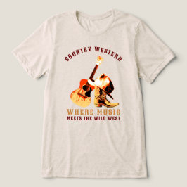 Western Tri-Blend Shirt