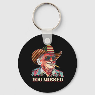 Western Trump Cowboy Du verpasst die amerikanische Schlüsselanhänger
