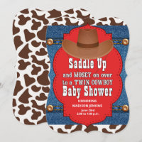 Western Twin Cowboys Baby Showroom