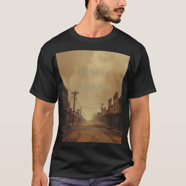 Western Underground Street Black Unisex T-shirt (Vorderseite)
