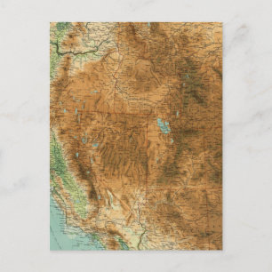 Western United Staaten Postkarte