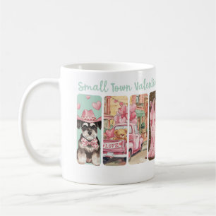 Western Valentine Romantik mit Miniatur Schnauzer Kaffeetasse