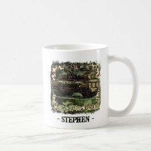 Western Vater Militärtank Kaffeetasse
