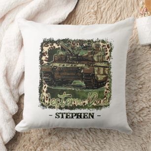 Western Vater Militärtank Kissen