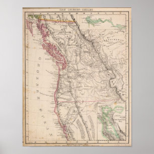 Western Vereinigte Staaten Poster