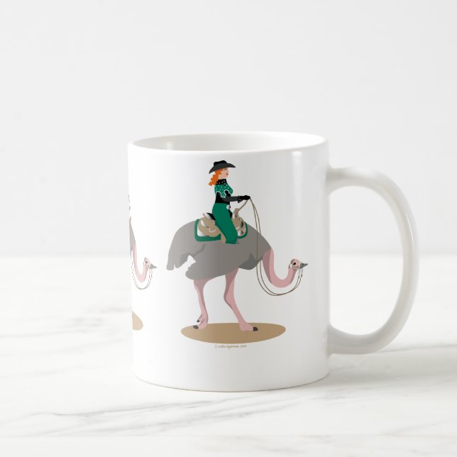 Western-VergnügenOstrich Tasse (Rechts)