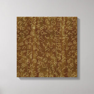 Western-Vieh-Marken Leinwanddruck