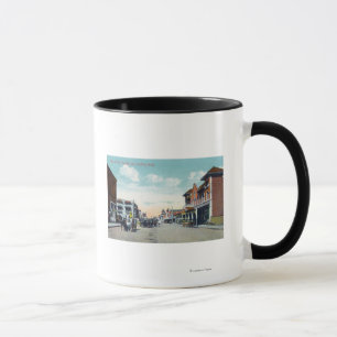 Western View von der Main Street Visalia, CA Tasse