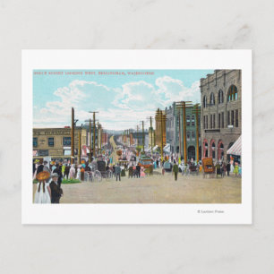 Western View von Holly Street Postkarte