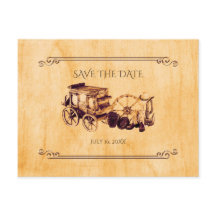 Western Vintag Country Hochzeit Save the Date