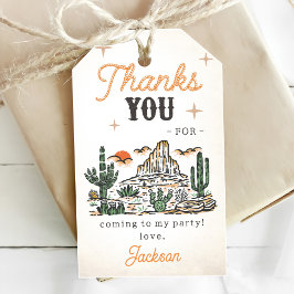 Western Vintag Wüste Erste Rodeo 1. Geburtstag Geschenkanhänger