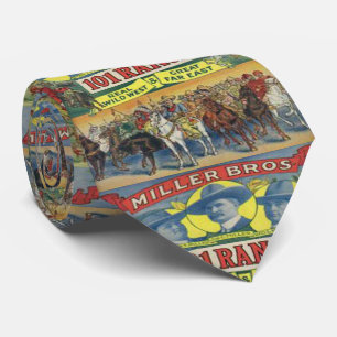 Western-Vintage Ranch 101 Krawatte