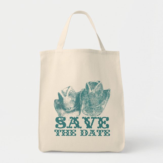 Western Vintage Wedding Planner Tragetasche (Vorne)