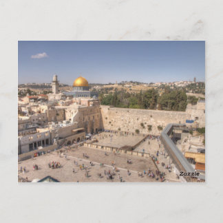 Western Wall Jerusalem Postkarte