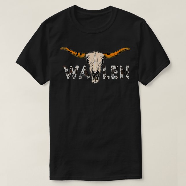 Western Wallen Bullhead mens  T-Shirt (Design vorne)
