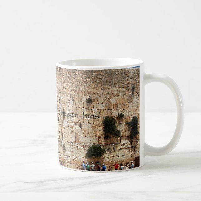 Western-Wand des Tempels, Tasse Jerusalems, Israel (Rechts)