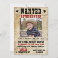 Western-Wanted-Poster-Geburtstagsfeier