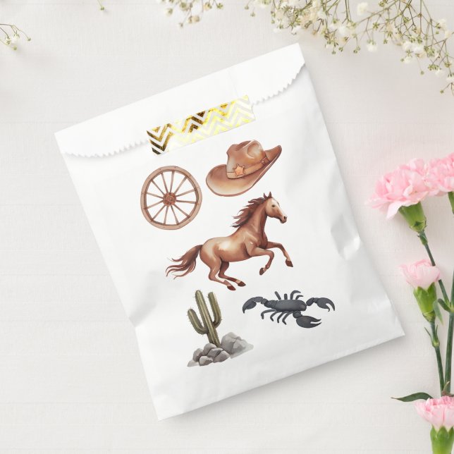 Western Wasserfarbe Kunst Geschenktütchen (Versiegelt)