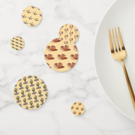 Western Wasserfarbe Kunst Konfetti