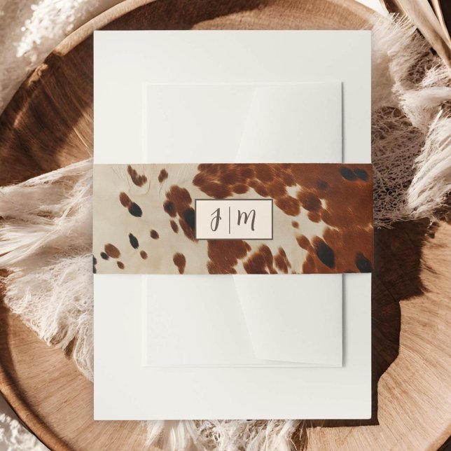 Western Wedding Cowhide Bly Band (Von Creator hochgeladen)