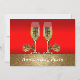 Western Wedding Einladung Jubiläum Party